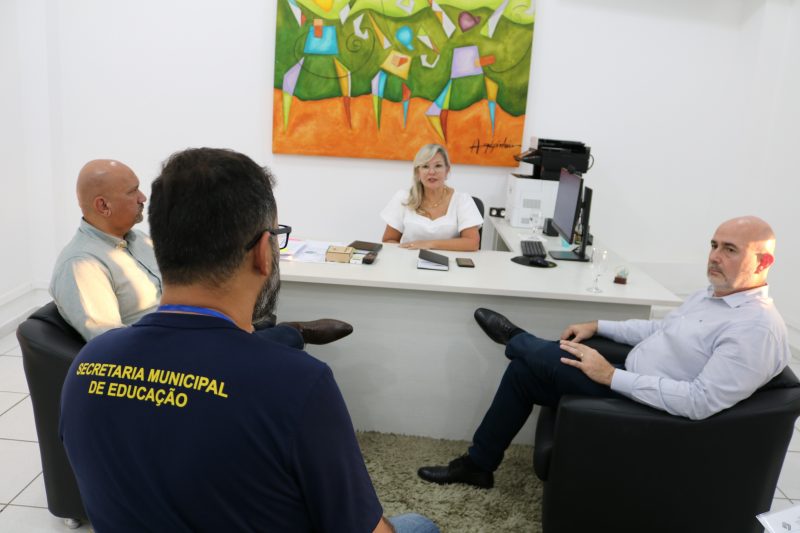 O treinamento foi decidido em reuni&atilde;o com representantes da Secretaria de Educa&ccedil;&atilde;o de Itaja&iacute; e da empresa Orbenk. – Foto: Luciana Le&atilde;o/PMI