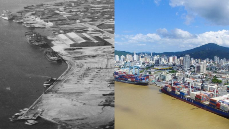 Porto de Itaja&iacute; – Foto: Foto 1: Arquivo Porto de Itaja&iacute;/ Foto 2: Porto de Itaja&iacute;