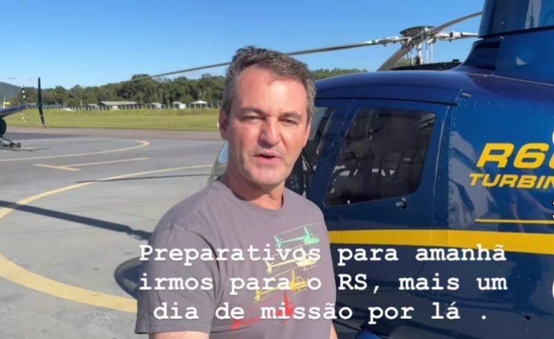 Empres&aacute;rio Andr&eacute; Borges de Freitas que j&aacute; foi o 22⁰ brasileiro a subir no cume do Monte Evereste, agora se dedica a ajudar o povo ga&uacute;cho – Foto: Divulga&ccedil;&atilde;o/ND