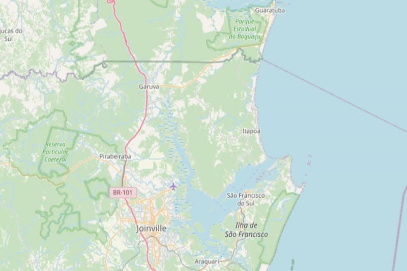 Bimotor vinha de Governador Valadares, em Minas Gerais, para Florian&oacute;polis – Foto: Reprodu&ccedil;&atilde;o/