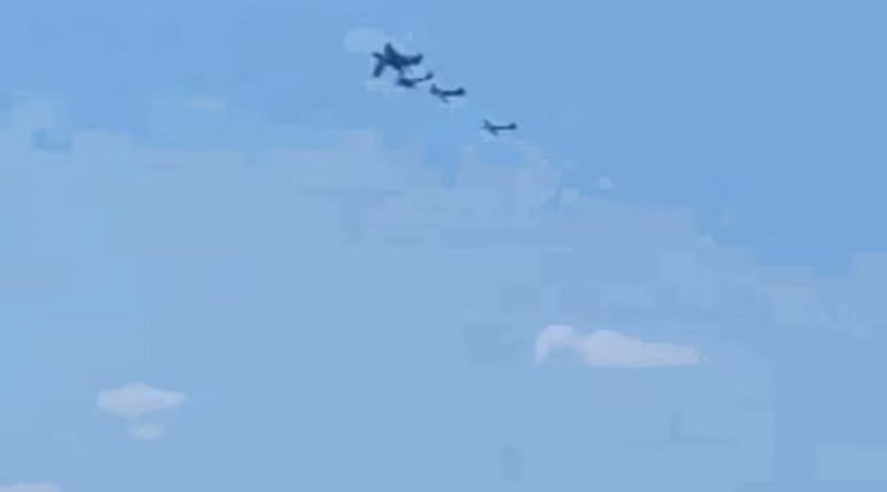 Aeronaves se chocaram durante o festival aéreo Beja AirShow, em Portugal 