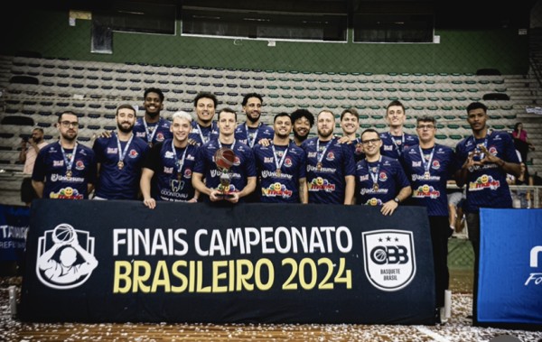 Time do Vale ficou na terceira coloca&ccedil;&atilde;o – Foto: CBB/Divulga&ccedil;&atilde;o/ND