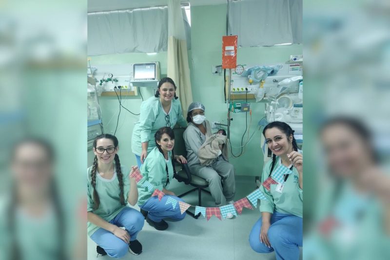 Hospital recebeu decorações e festejos juninos 