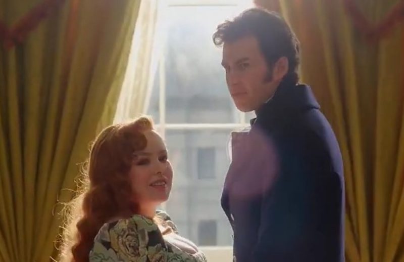 na foto aparecem os personagens principais da série Bridgerton 