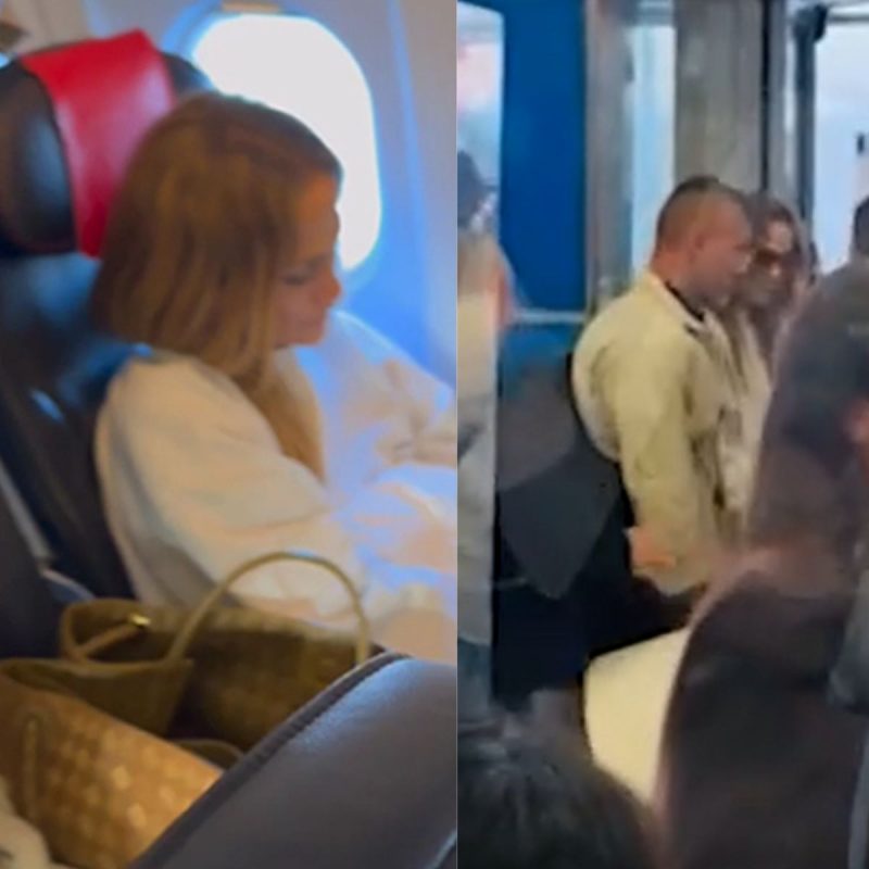 VÍDEO: Famosa cantora surpreende os fãs ao andar de classe econômica em voo 