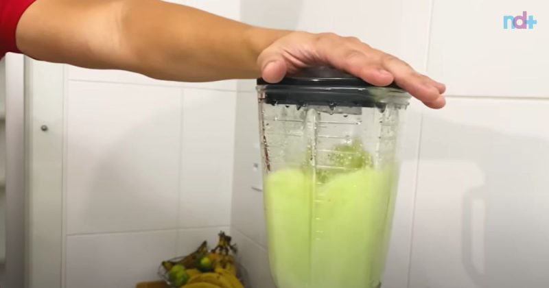 imagem de suco limpa fígado no liquidificador