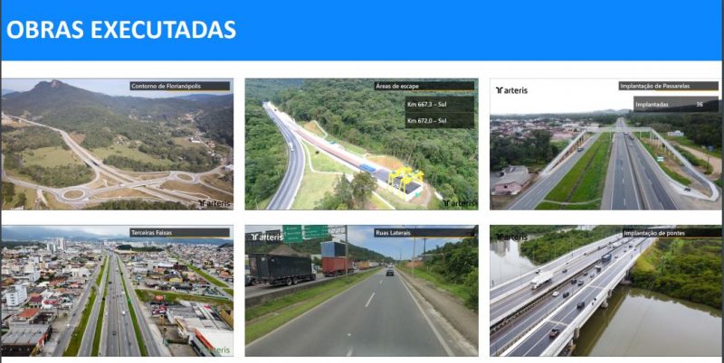 Contorno Vi&aacute;rio aparece entre as “obras executadas”; o problema &eacute; que o Contorno Vi&aacute;rio ainda n&atilde;o foi entregue – Foto: Minist&eacute;rio dos Transportes/Divulga&ccedil;&atilde;o/ND