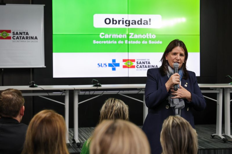 Carmen Zanotto deixa a Secretaria de Estado da Sa&uacute;de – Foto: Roberto Zacarias/Secom/ND