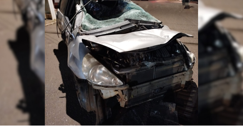 Capotamento em Maravilha na noite da sexta-feira