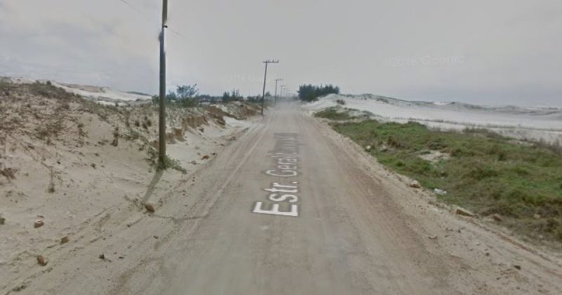 Segundo a PM, ocorr&ecirc;ncia foi registrada na Estrada Geral de Campo Bom, em Jaguaruna, no domingo (16) – Foto: Reprodu&ccedil;&atilde;o/Google Street View/ND
