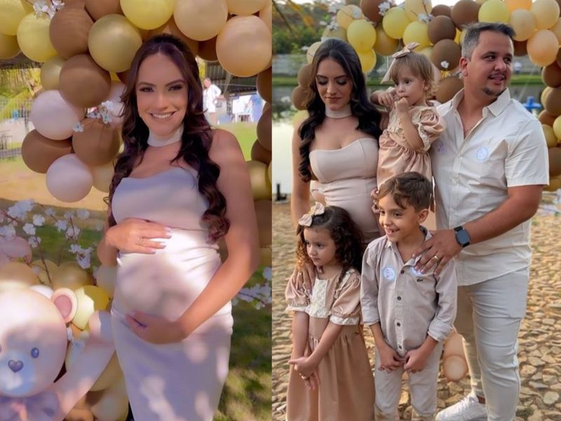 Chá revelação do quarto bebê após uma laqueadura da blogueira Brenda Nathielle