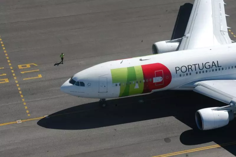 Avião da TAP, que opera voos entre Florianópolis e Portugal