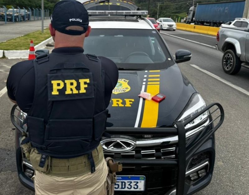 Homem em posse de ecstasy tem passagem criminal – Foto: PRF/ Divulga&ccedil;&atilde;o