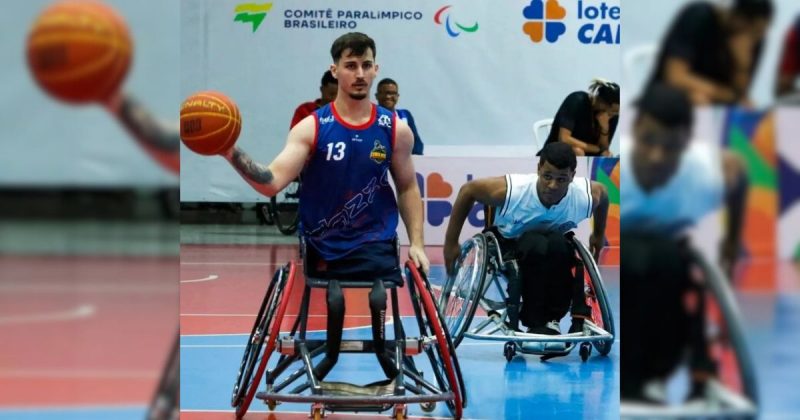 Paratleta de Criciúma, Gustavo Vieira Vitor, de 23 anos