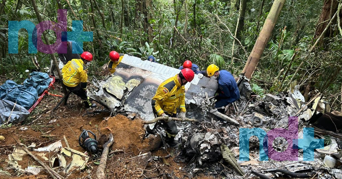 Avião que caiu em SC tentou pousar no Aeroporto de Joinville; aeronave ficou cerca de 12h desaparecida - Ricardo Alves/NDTV