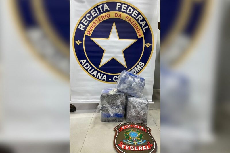 Pasta base de cocaína estava em equipamento industrial 