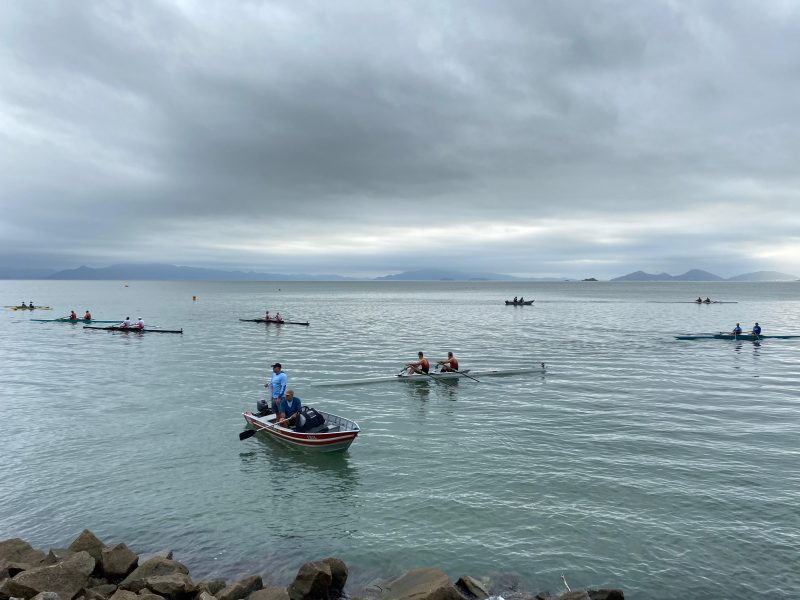 2ª etapa do Campeonato Catarinense de Remo foi disputada no trapiche da Beira-mar Norte 