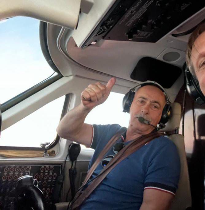 Geraldo era o pilotava do avi&atilde;o que caiu na regi&atilde;o de Joinville – Foto: Reprodu&ccedil;&atilde;o/ND