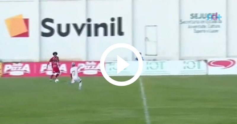 Gol Puskás de Bidick saiu de chute antes do meio-campo na Série D do Brasileiro