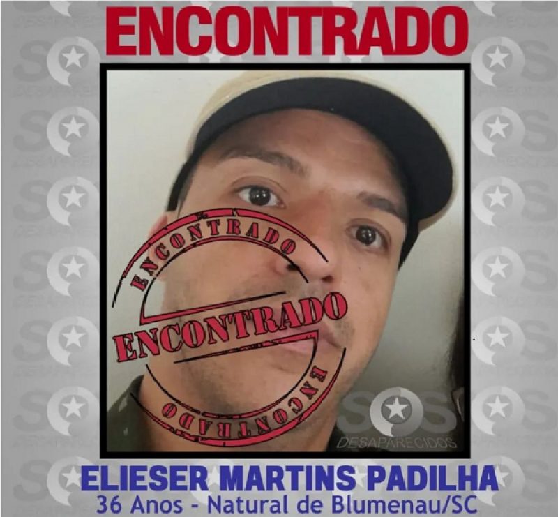 Foto de homem que foi morto por irmão em cartaz de desaparecido/encontrado
