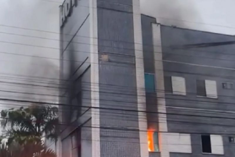 Incêndio feriu outras duas pessoas 