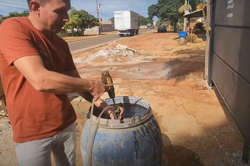 Bomba de água fica pronta em minutos