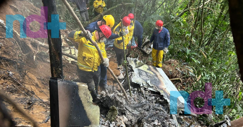 local exato onde caiu o avião