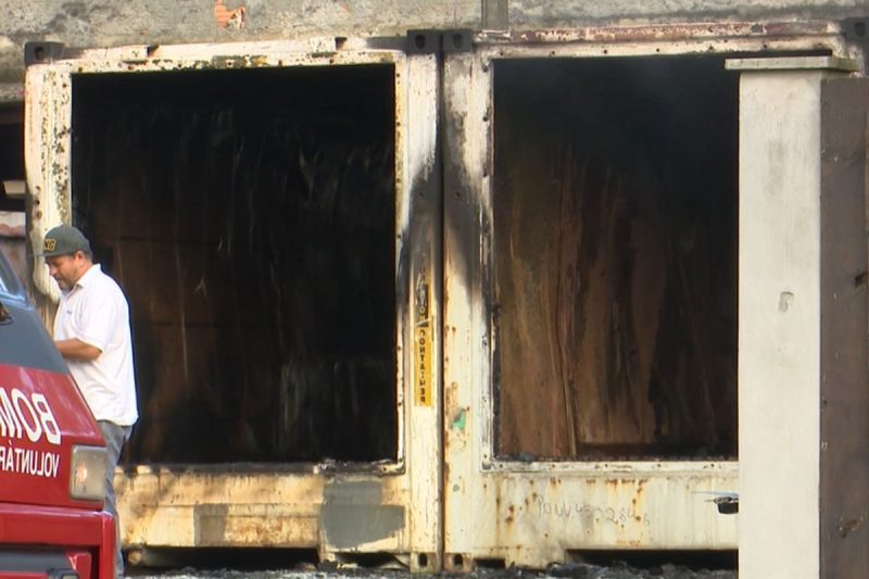 Incêndio foi controlado 