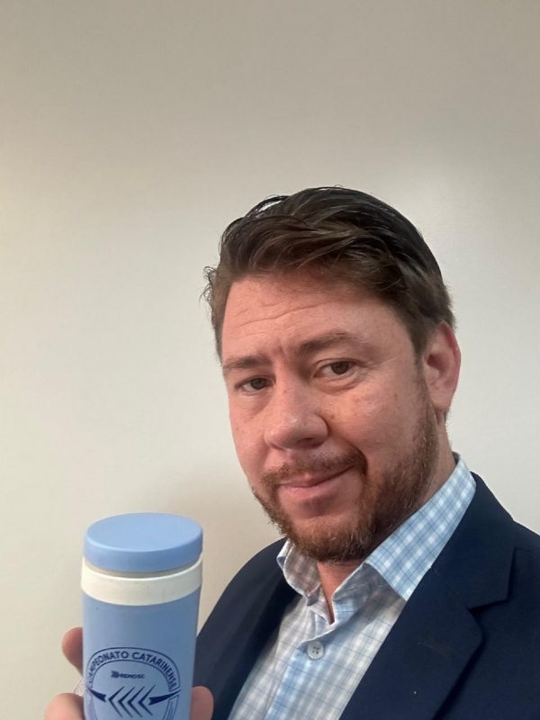 Leonardo Borchardt, presidente da FERESC, Federa&ccedil;&atilde;o de Remo de Santa Catarina – Foto: Divulga&ccedil;&atilde;o/ND