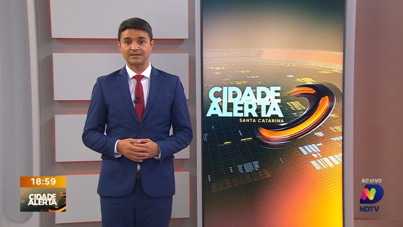 Henrique Zanotto apresenta o Cidade Alerta da NDTV – Foto: Divulga&ccedil;&atilde;o/ND
