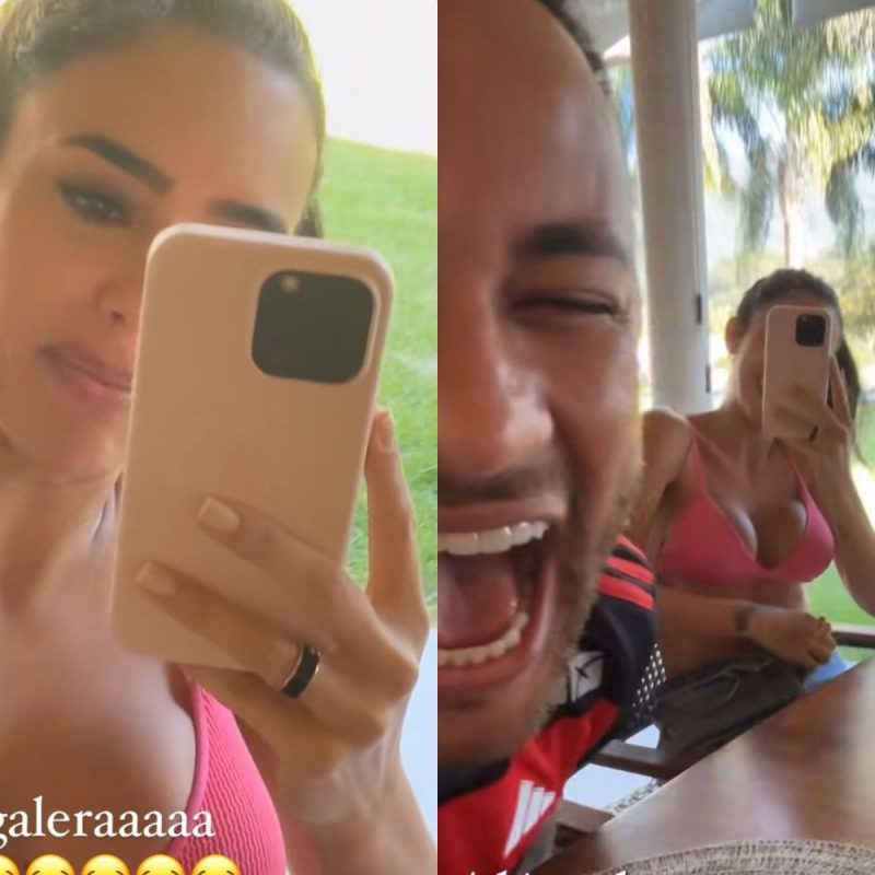 Ele publicou um v&iacute;deo ao lado de Bruna, onde ela aparece com uma suposta alian&ccedil;a – Foto: Divulgado na Internet/Reprodu&ccedil;&atilde;o/ND