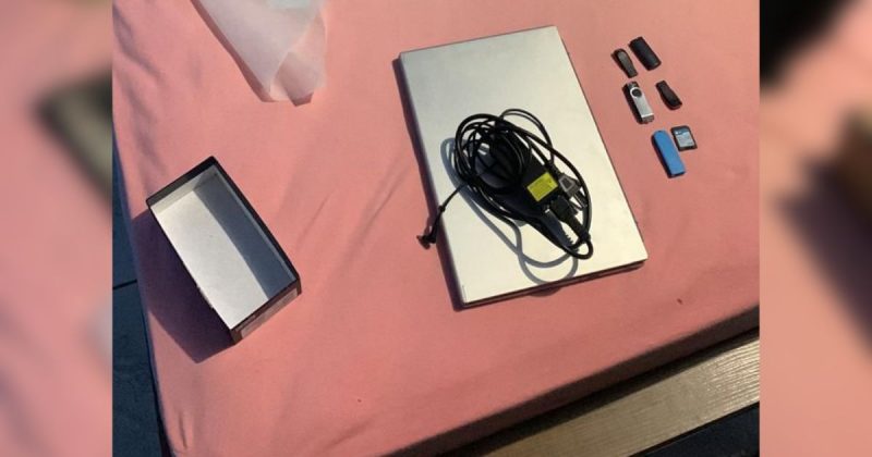 Polícia apreendeu dispositivos eletrônicos dos professores suspeitos de assédio sexual contra alunos – Foto: Divulgação/Polícia Civil/ND