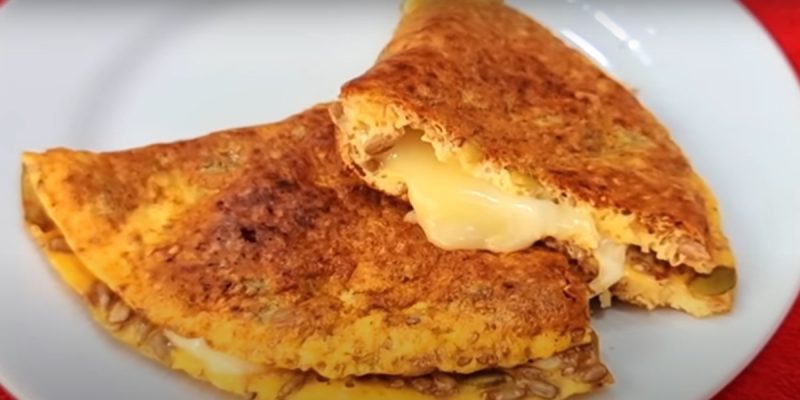 Omelete para dar um bico no pão e emagrecer