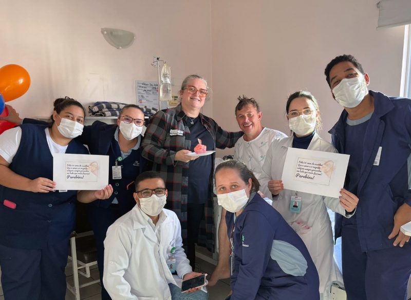 Paciente cego&nbsp;voltou a enxergar ap&oacute;s cirurgia cerebral por v&iacute;deo em&nbsp;Blumenau – Foto: Divulga&ccedil;&atilde;o/HSI