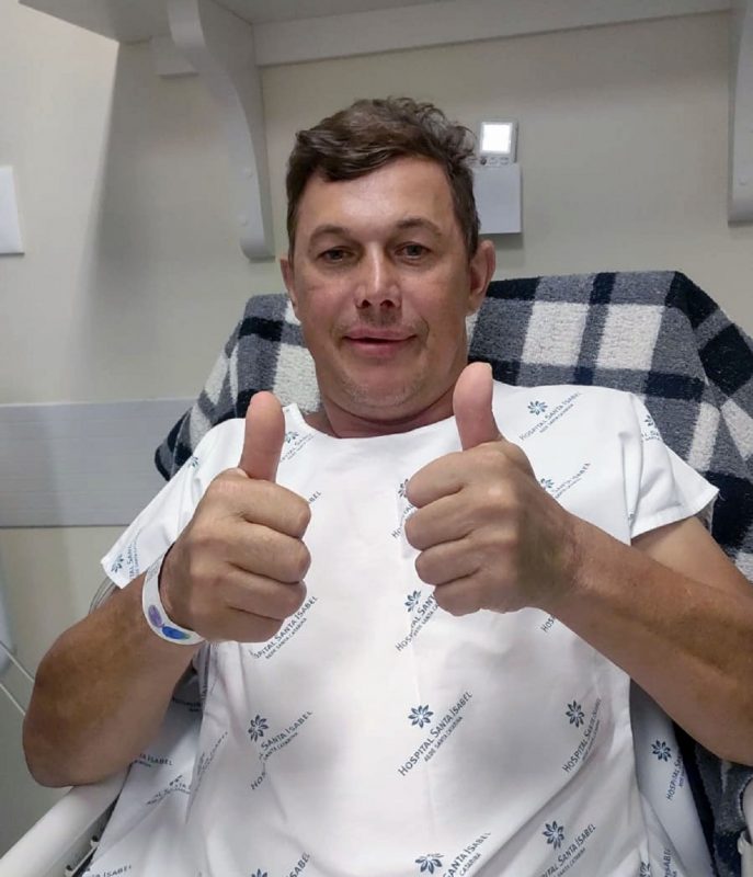 Wilson Jair, de 51 anos, foi diagnosticado com uma les&atilde;o na hip&oacute;fise e precisou passar por uma cirurgia – Foto: Divulga&ccedil;&atilde;o/HSI