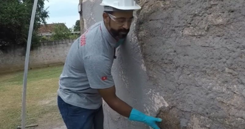 Alinhe uma parede torta em cinco passos simples – Foto: FA&Ccedil;ASUAOBRA/Reprodu&ccedil;&atilde;o/ND