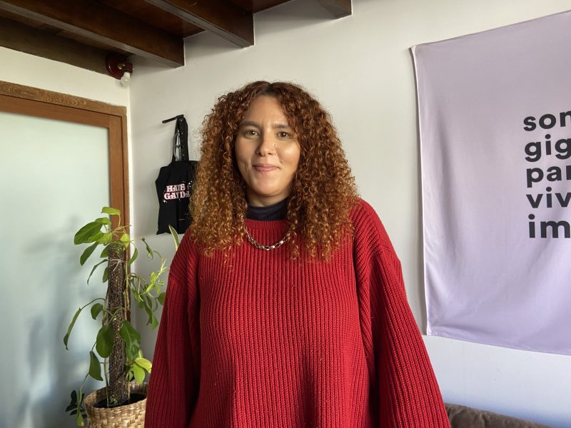 Paula Bernardes conta como ela e quatro amigas tiveram a ideia de criar a Lambe – Foto: Gabriela Ferrarez/ND