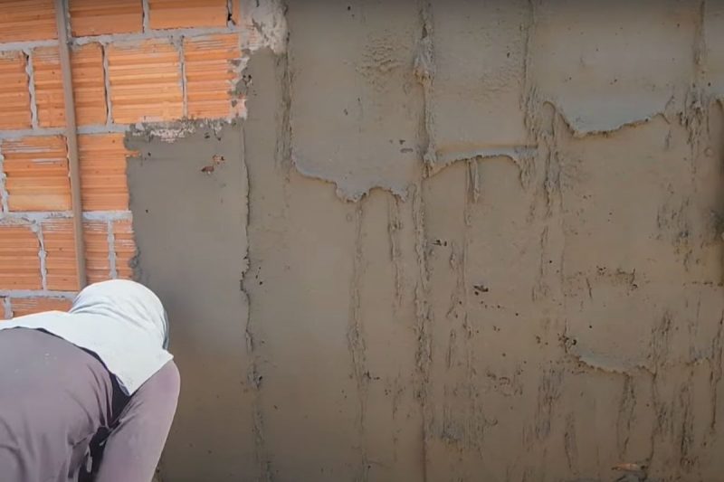 Reboco fica pronto em instantes 