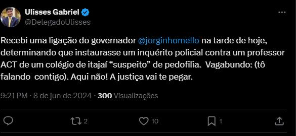 Delegado-Geral da Pol&iacute;cia Civil teve acesso ao caso – Foto: Reprodu&ccedil;&atilde;o/ND