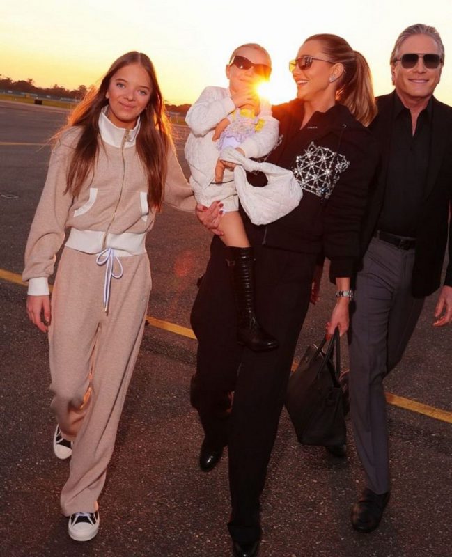 Rafa Justus e família estão no estado para comemorar o aniversário da irmã de Ana Paula