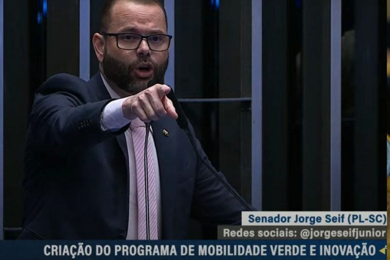 Imagem mostra Jorge Seif senador venceu processo contra jornalista que o chamou de traficante Imagem mostra Jorge Seif senador venceu processo contra jornalista que o chamou de traficante