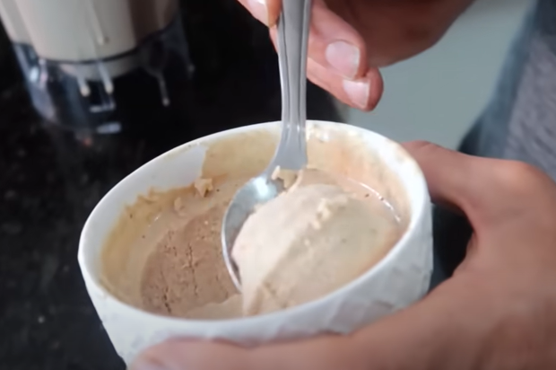 Receita de sorvete rico em colágeno