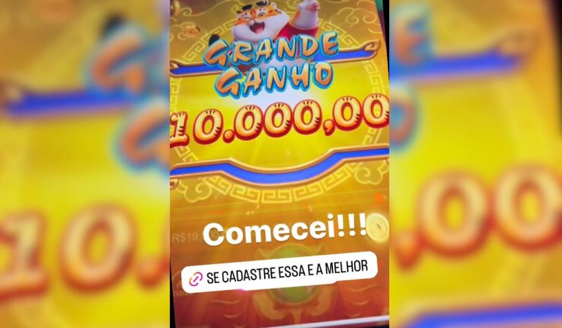 Influenciadores divulgam link para acesso ao "Jogo do Tigrinho"