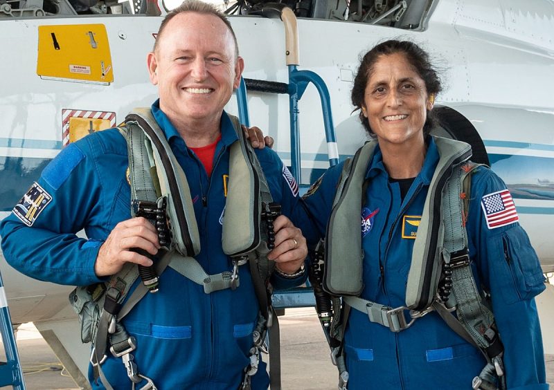 Astronautas da Nasa presos no espaço, Butch Wilmore e Suni Williams