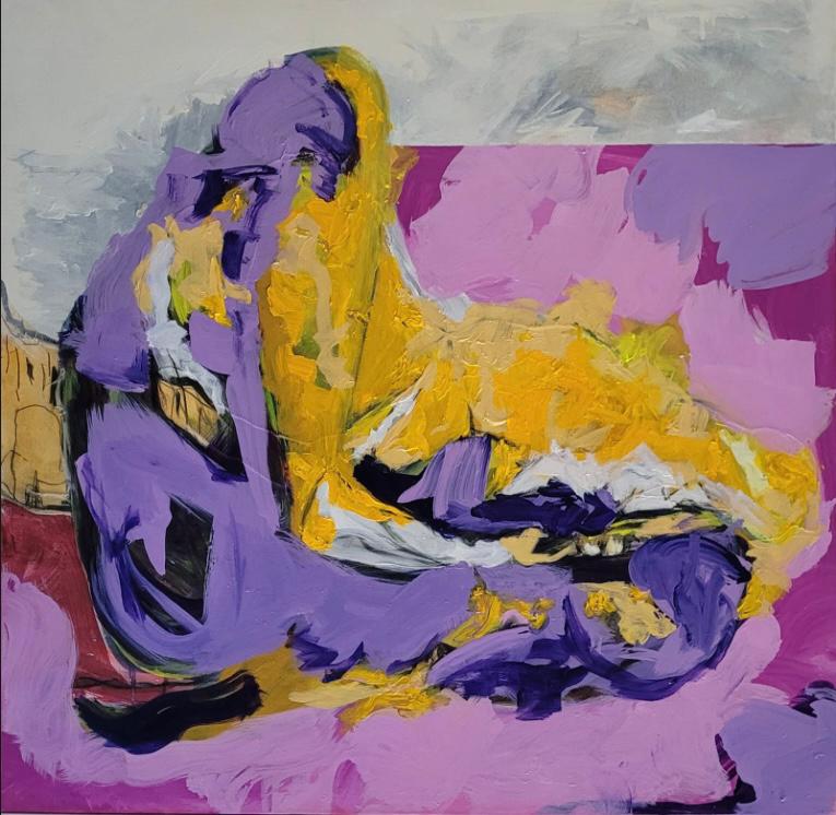 Em “Gesto Inacabado”, Iara leva para as telas o seu “abstracionismo singular”. – Foto: Divulga&ccedil;&atilde;o