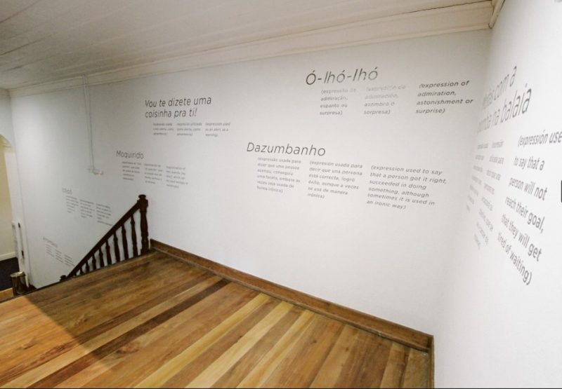 Termos usados por manezinhos eternizados no Museu de Florian&oacute;polis – Foto: Leo Munhoz/Arquivo/ND