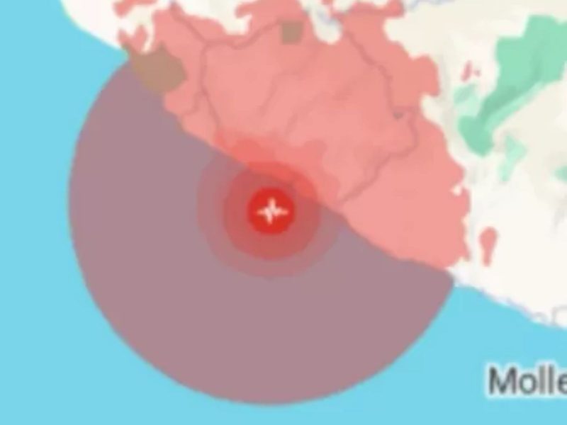 Um terremoto no Peru de magnitude 6,3 teve como epicentro o Oceano Pacífico