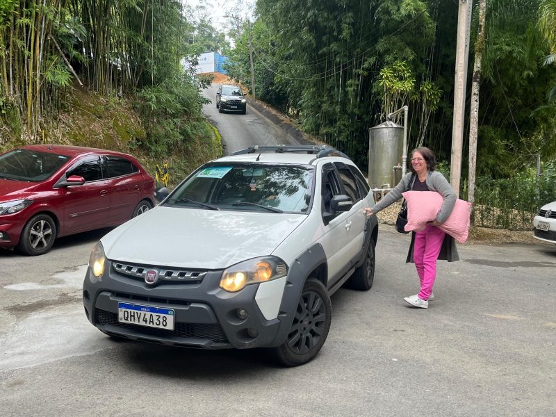 Serviço leva pacientes da porta de casa até o local do tratamento, via app &#8211; Foto: Prefeitura de Brusque