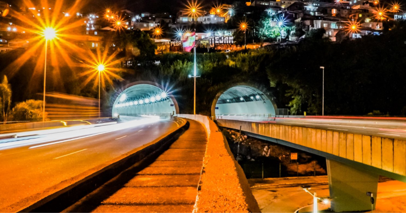 Túnel Antonieta de Barros deve ser fechado para manutenção nesta quarta-feira 