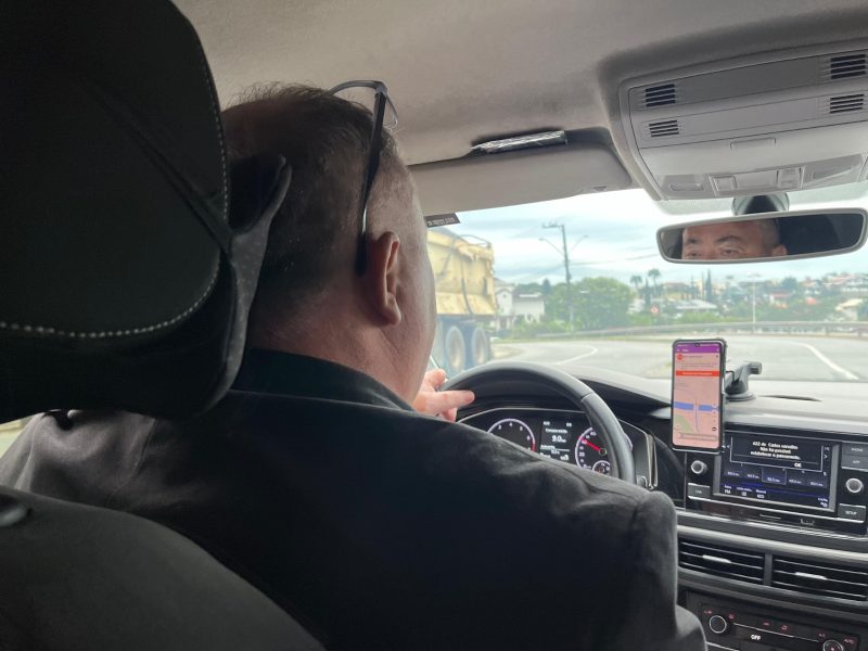 Apelidado de Uber da Saúde, serviço atende pacientes que fazem tratamento pelo SUS &#8211; Foto: Prefeitura de Brusque